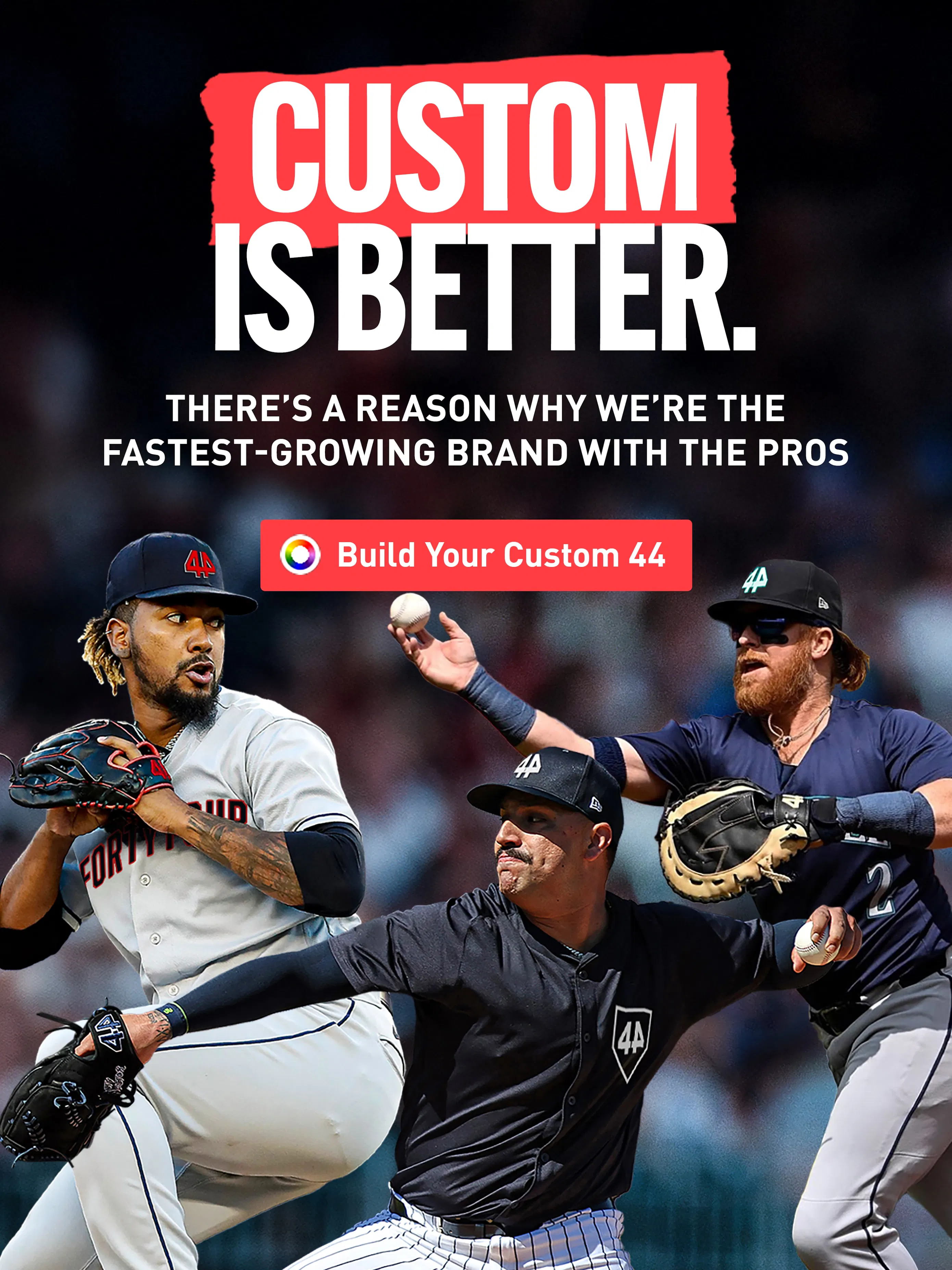 Custom Baseball & Softball Gloves & Bats | 44 Pro