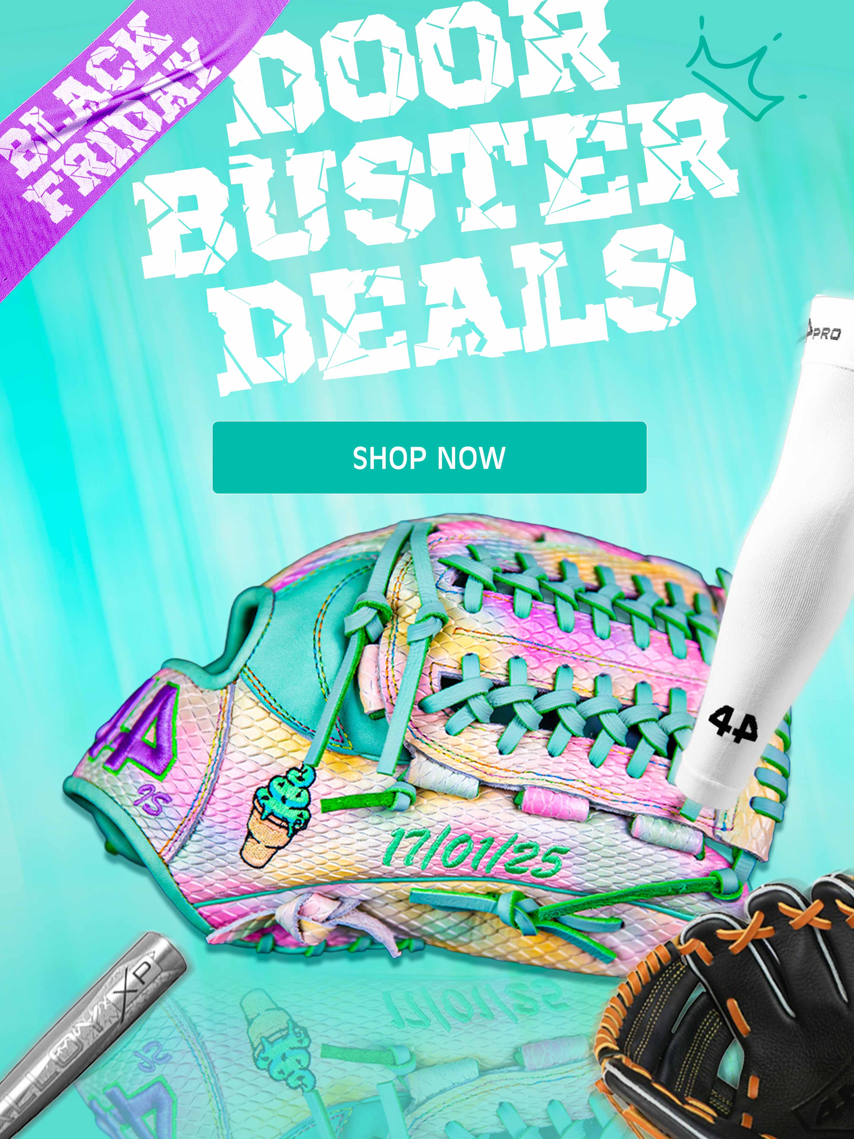 Custom Baseball & Softball Gloves & Bats | 44 Pro