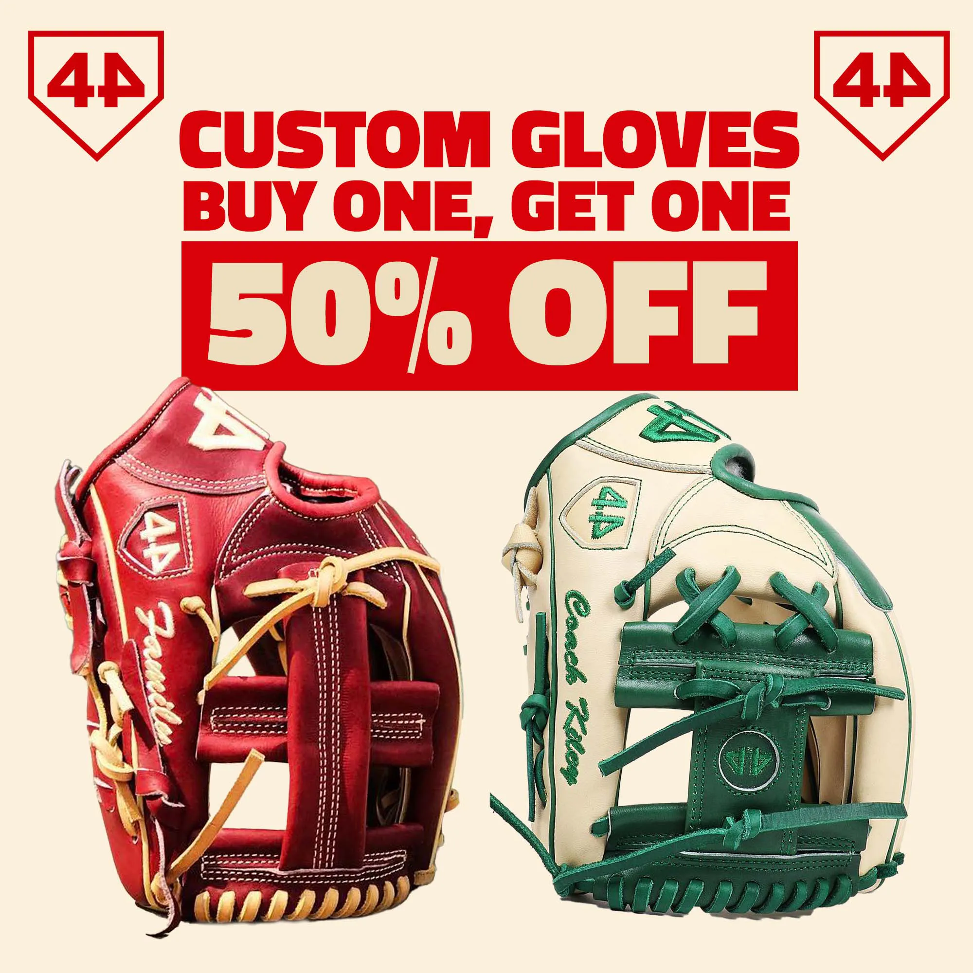 Custom Baseball & Softball Gloves & Bats | 44 Pro