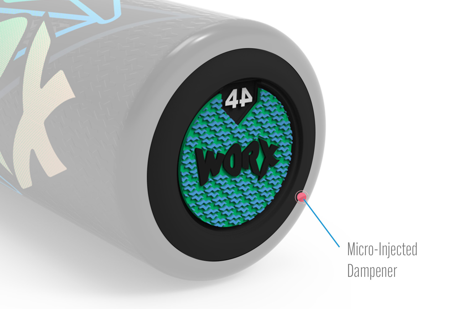 2026 THE WORX – Power BBCOR Baseball Bat (-3) | 44 Pro