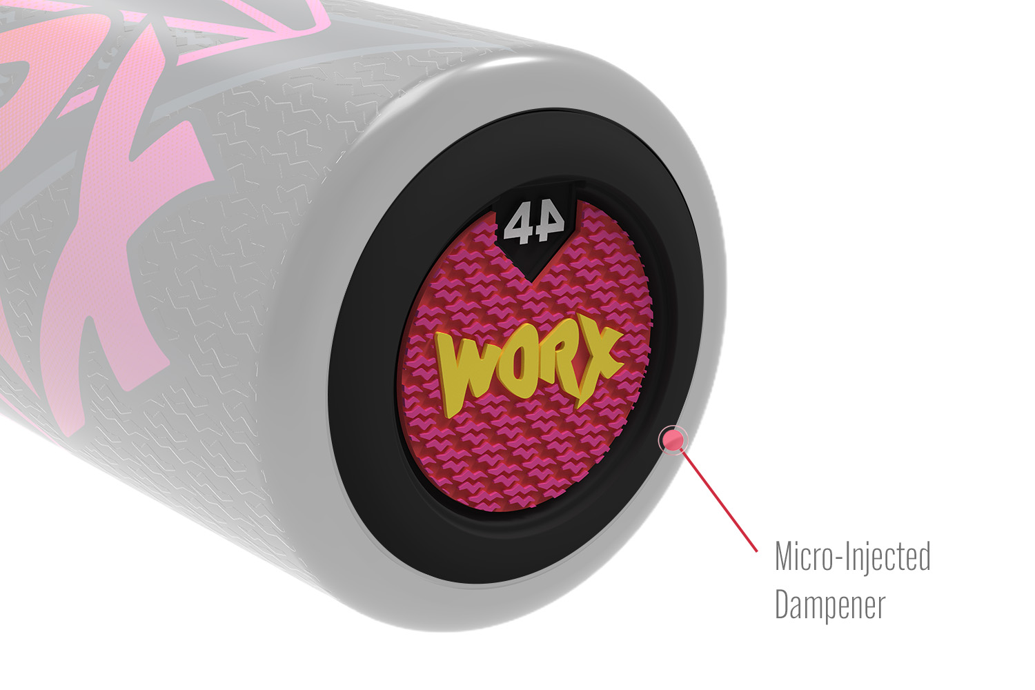 2026 THE WORX – Hybrid BBCOR Baseball Bat (-3) | 44 Pro